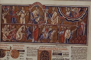 Escena de una masacre, de la Hebraica Romana Gallica