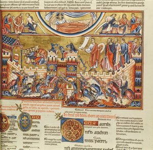 Asedio a una ciudad, de la Hebraica Romana Gallica de French School