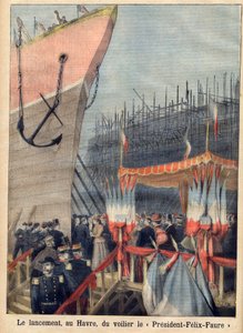 Lanzamiento en Le Havre del velero 