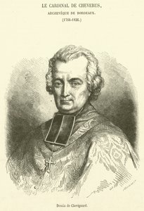 El Cardenal de Cheverus, Arzobispo de Burdeos de French School