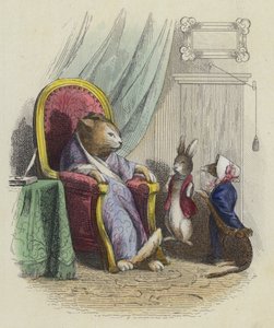 El gato, la comadreja y el pequeño conejo de French School