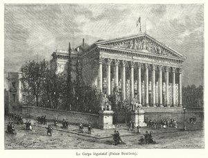 El Cuerpo Legislativo, Palacio Bourbon de French School