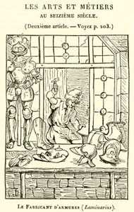 El armero, Laminarius (grabado) de French School