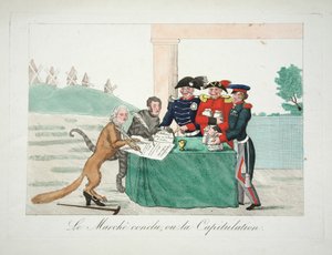 Le Marché conclu, ou la Capitulation, pub. 1814 de French School