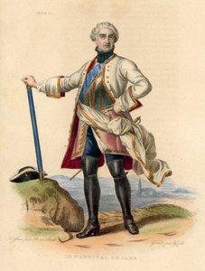 El Mariscal de Saxe de French School
