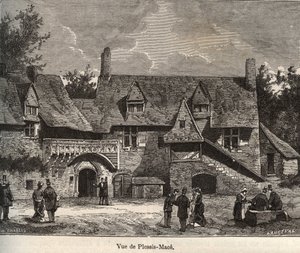 Le Plessis Mace - Maine-et-Loire, región Pays de la Loire - grabado en 