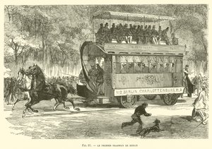 El primer tranvía de Berlín
