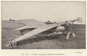 El REP, monoplano de Robert Esnault-Pelterie de French School