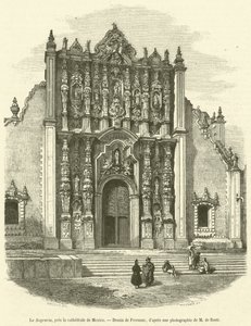 El Sagrario, cerca de la catedral de México de French School