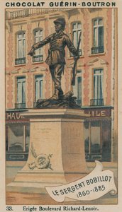 El Sargento Bobillot, 1860-1885, Erigida en el Boulevard Richard-Lenoir
