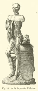 El Esqueleto de alabastro de French School