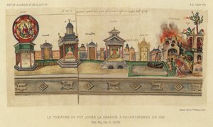 El teatro donde se representó la Pasión en Valenciennes en 1547