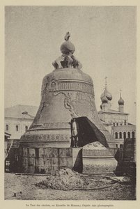 El Zar de las campanas, en el Kremlin de Moscú de French School