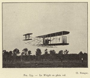 El Wright en pleno vuelo