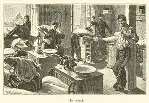 Le casert (grabado) de French School