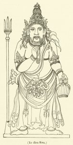 El dios Siva (grabado) de French School