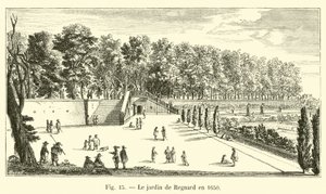 El jardín de Regnard en 1650