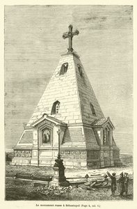 El monumento ruso en Sebastopol de French School