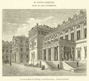 El nuevo Museo del Hermitage, en San Petersburgo de French School