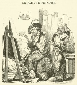 El pintor pobre de French School