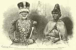 El rey Denis y su gran mujer de French School