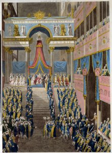 La coronación de Napoleón (1769-1821), 2 de diciembre de 1804.(La coronación de Napoleón el 2 de diciembre de French School