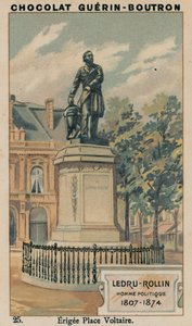 Ledru-Rollin, Político, 1807-1874, Erigida en Place Voltaire de French School