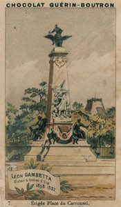 Léon Gambetta, Orador y Estadista, 1838-1882, Erigida en Place du Carrousel