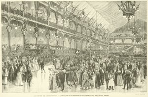 Las Fiestas de la Exposición, El Palacio de la Industria transformado en Sala de Fiestas de French School