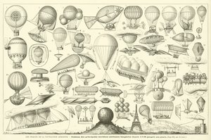 Les Toques De La Navigation Aerienne (grabado)