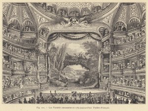 Las Variedades divertidas en 1789, hoy Teatro-Francés de French School