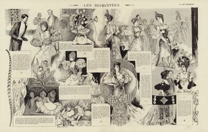 Las diamantes (grabado) de French School