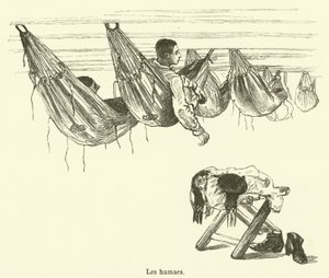Hamacas (grabado) de French School