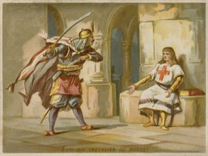 ¡Déjame caballero o muere! de French School