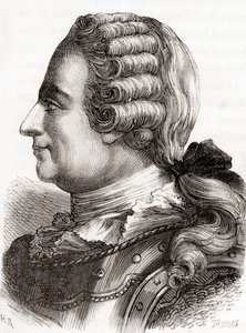 Teniente general Jean-Baptiste Vaquette de Gribeauval, de Les Merveilles de la Science, publicado hacia 1870 (grabado). de French School