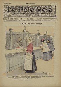 El impuesto. Ilustración para Le Pele-Mele de French School