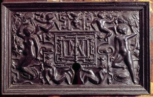 Placa de cerradura del castillo de Egouen. Siglo XVI de French School