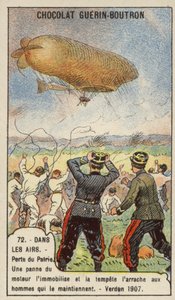 Pérdida del dirigible militar francés Patrie, Verdún de French School