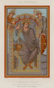 Lotario I, Emperador del Sacro Imperio Romano de French School