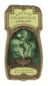 Etiqueta de Loción Vegetal Superior de French School