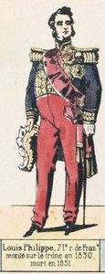 Luis Felipe, 71º rey de Francia, sube al trono en 1830, muere en 1851 de French School