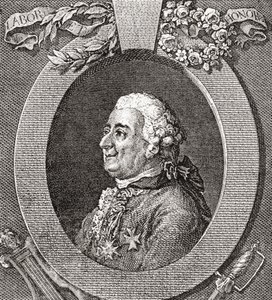 Louis-Élisabeth de la Vergne, conde de Tressan, 1705-1783. Soldado, médico, científico, medievalista y escritor francés. De Les Heures Libres publicado en 1908 de French School
