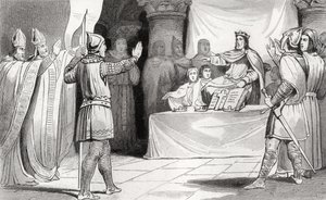 Luis I (778-840) el Piadoso en la Corte, de 