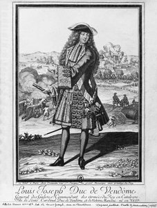 Luis José de Borbón, duque de Vendôme, conocido como El Gran Vendôme de French School