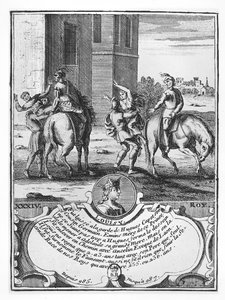 Luis V el Holgazán (grabado) de French School