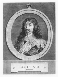 Luis XIII, Rey de Francia (grabado) de French School