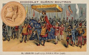 Luis XII de Francia entrando en Milán