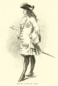 Luis XIV en la vejez de French School