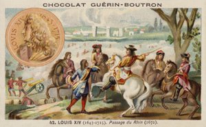 Luis XIV de Francia en el cruce del Rin