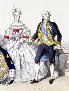 Luis XVI y María Antonieta - en 
